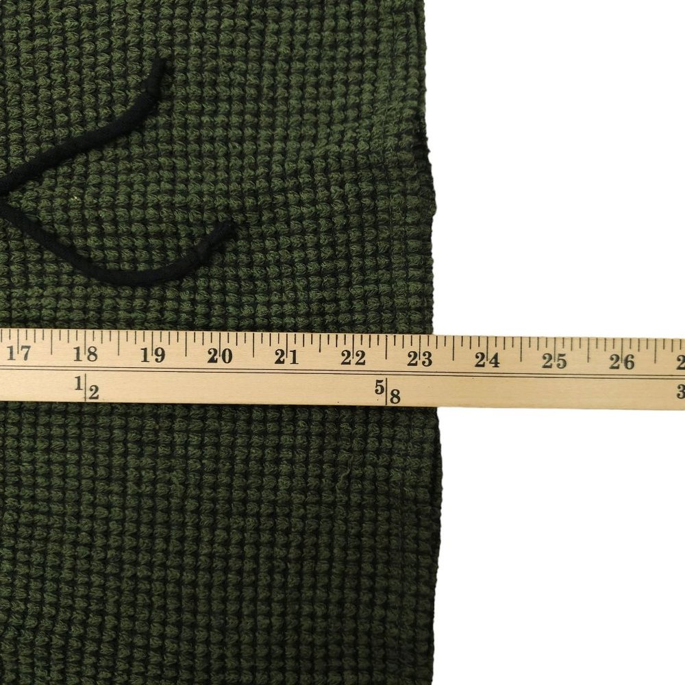 C'isa Hooded Pullover Sweater Womens Size M Green Side Slit Top Long Sleeve - Picture 6 of 15